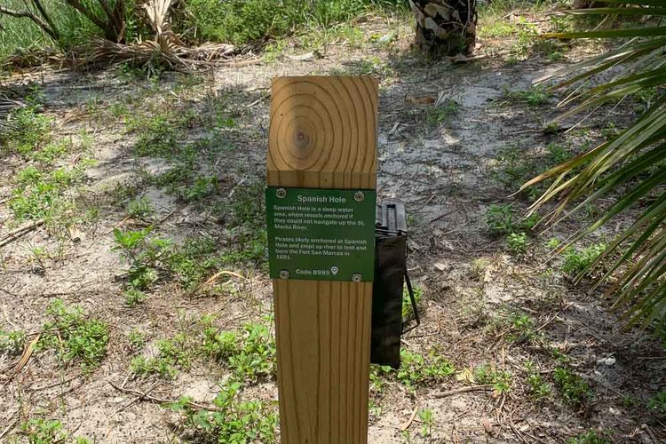 Levee Trail Marker