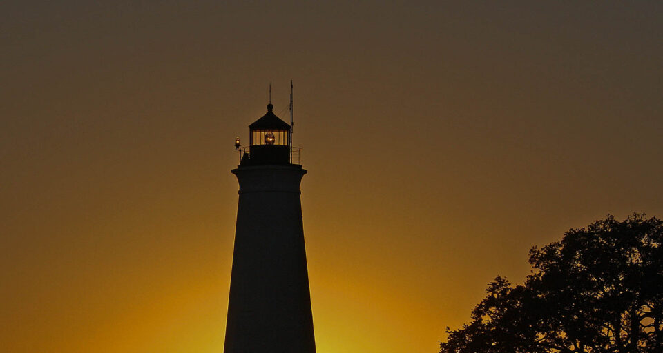 Lighthouse At Dusk